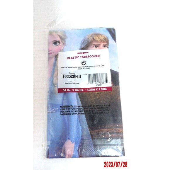 Frozen II 2 Birthday Party Pack Lot Plates Candle Craft Kit Napkins Tablecloth - Picture 8 of 11